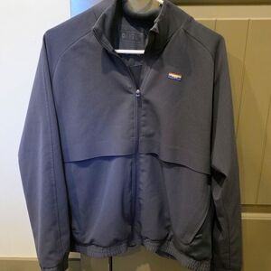 FIGS Women's Charcoal Gray Full-Zip Scrub Jacket